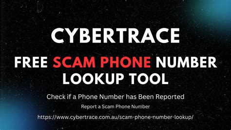 Scam Phone Number Lookup (SPNL) .